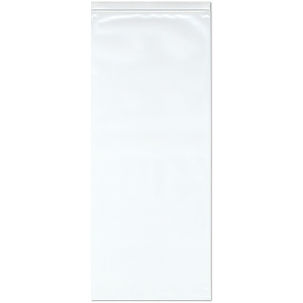 Plymor 10" x 24" (Pack of 100), 4 Mil Heavy Duty Zipper Reclosable Plastic Bags